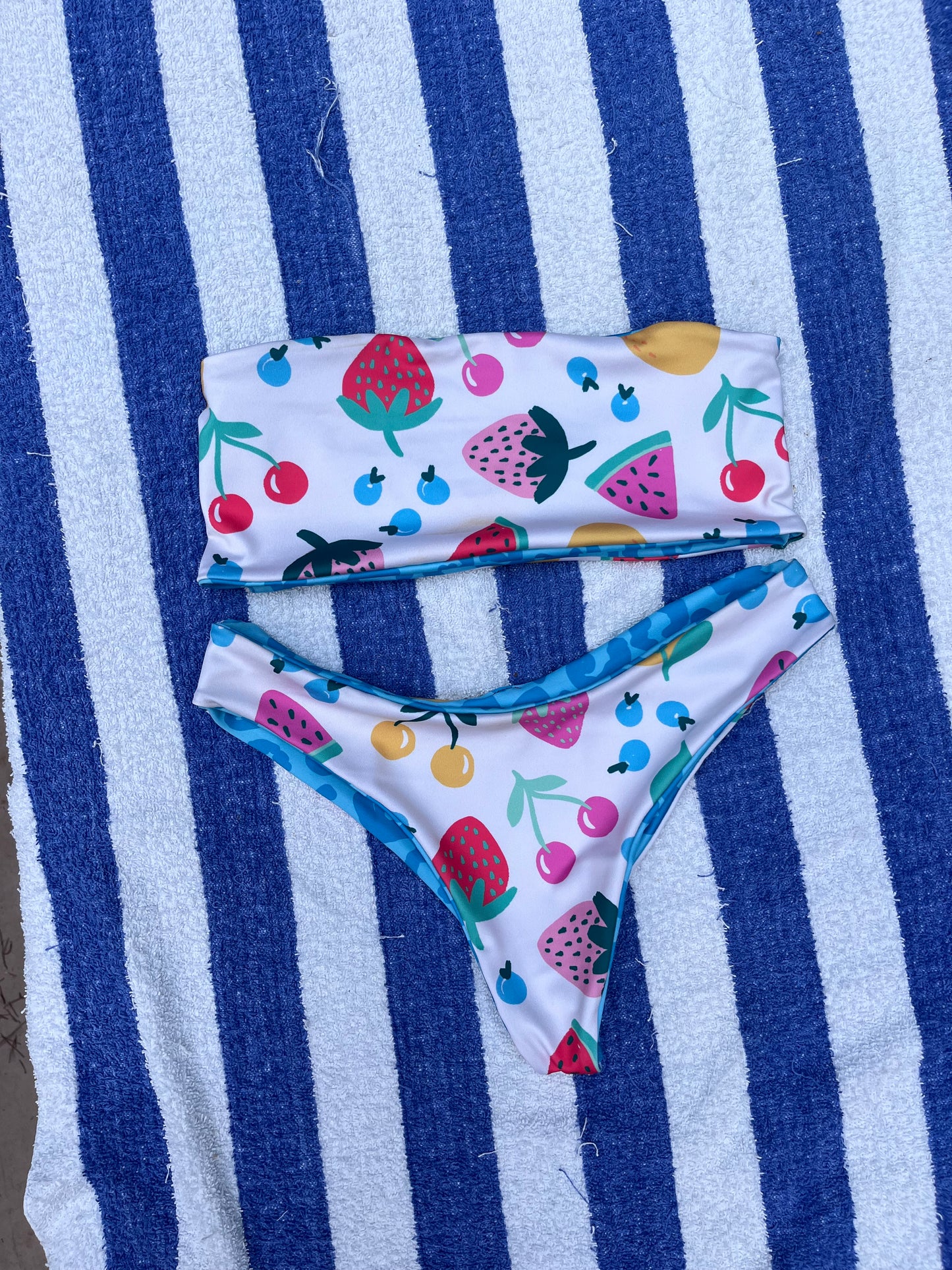 Fruit String-tie Bikini (discontinued fabric)