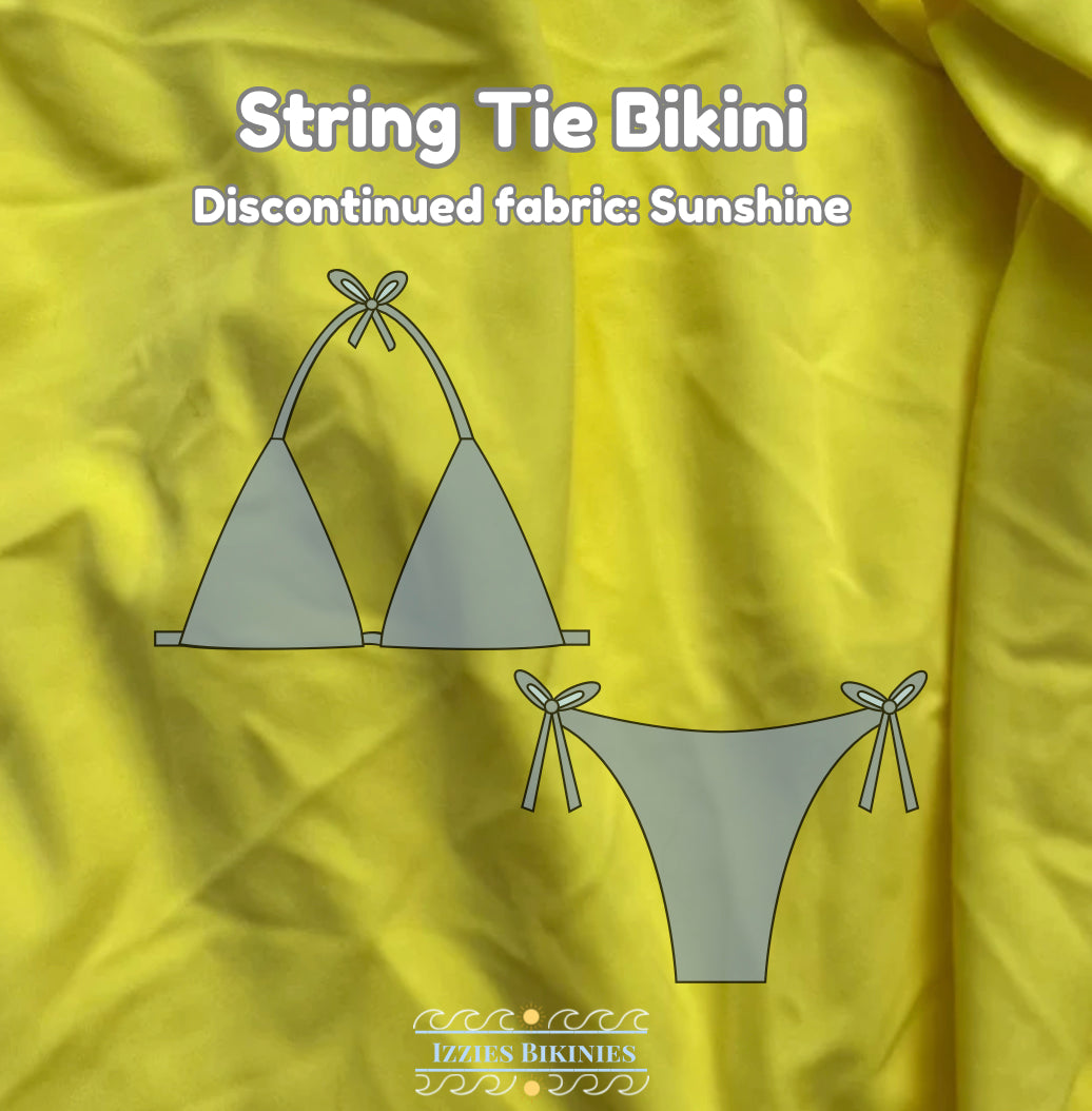 Sunshine String-tie Bikini (discontinued fabric)