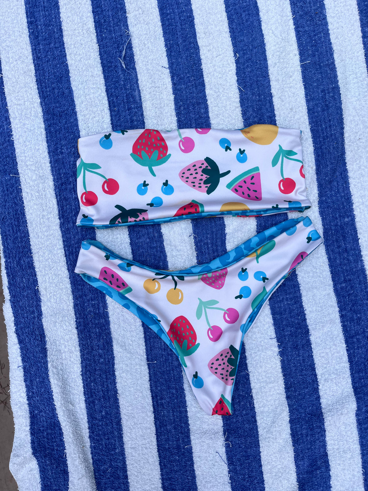 Fruit String-tie Bikini (discontinued fabric)