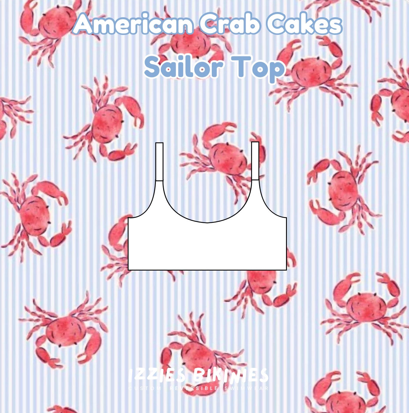 American Crab Cakes Sailor Top
