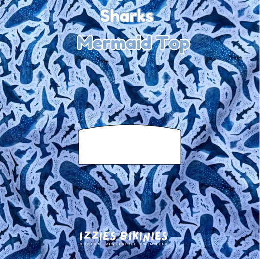 Sharks Mermaid Top