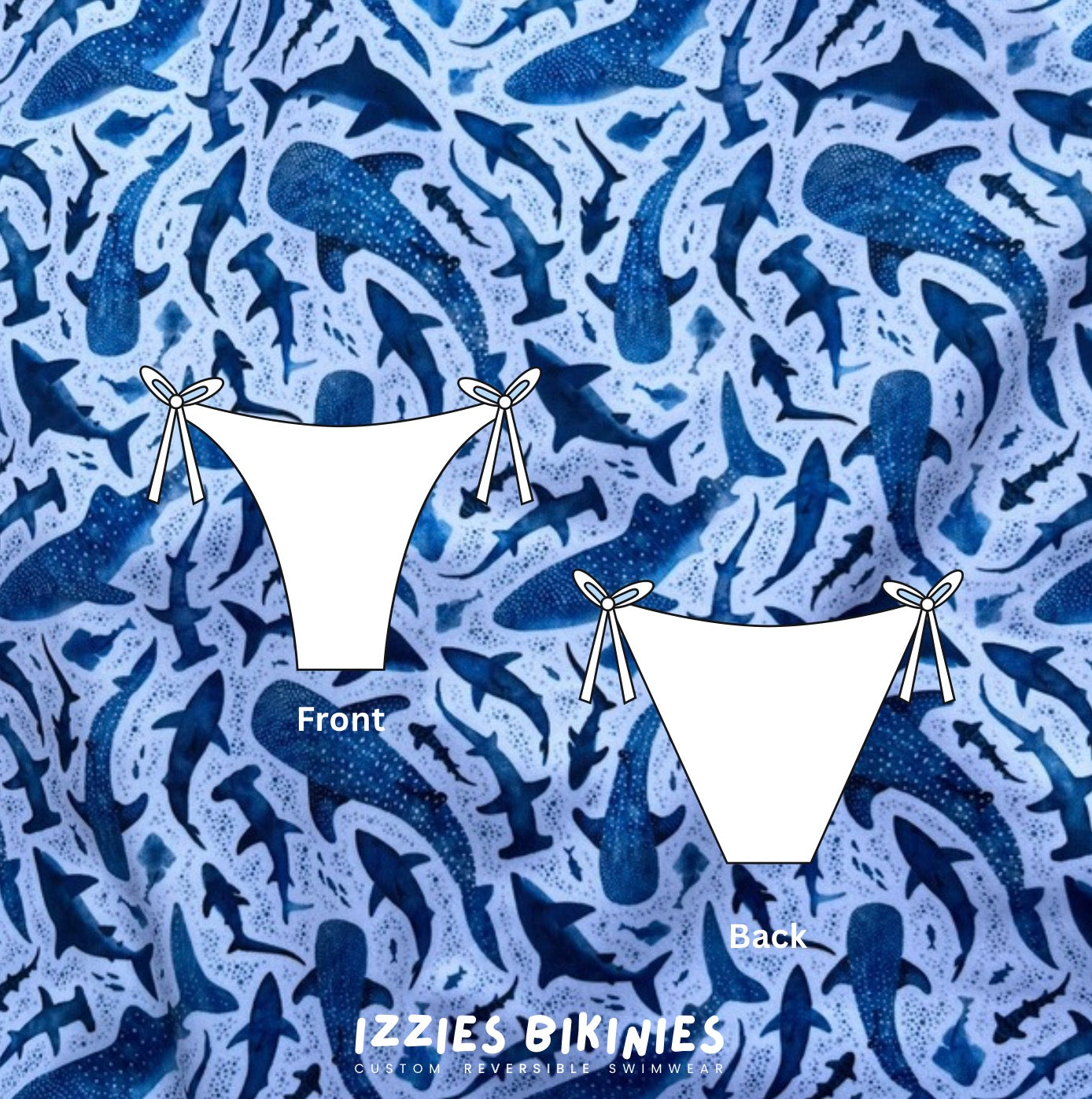 Sharks String Tie Bottom