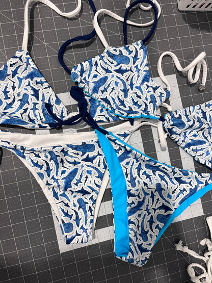 Sharks String Tie Bottom