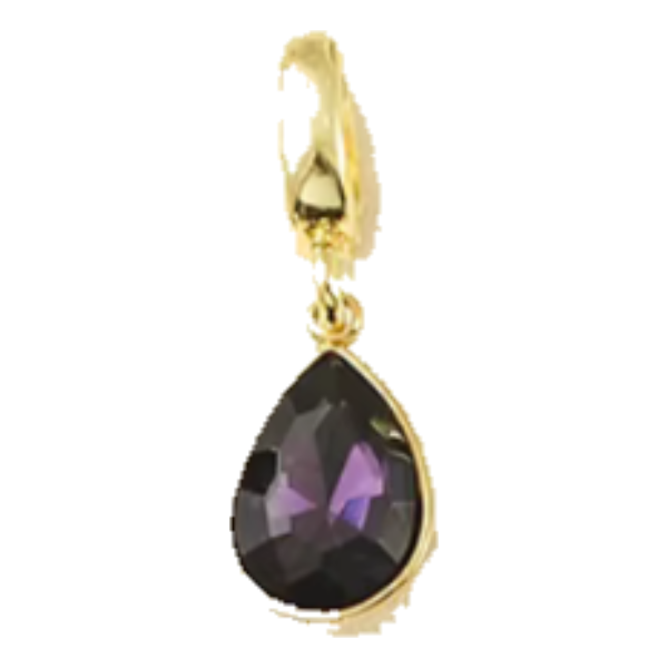 Amethyst Gem charm