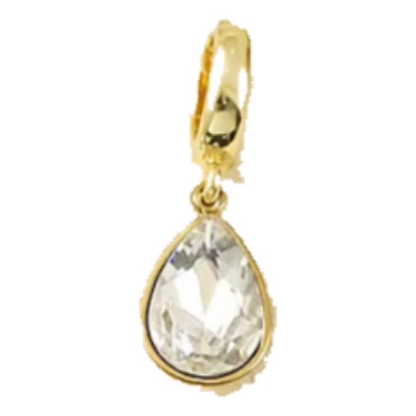 Clear Crystal Gem charm