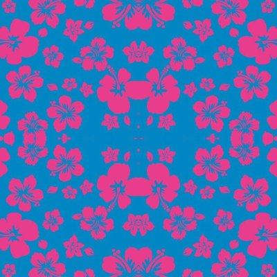Blue Hibiscus (reverse of Hawaiian)